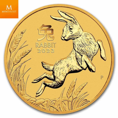 Australia 2023 1/10 oz Gull Lunar S3 Year of the Rabbit BU M/Kapsel