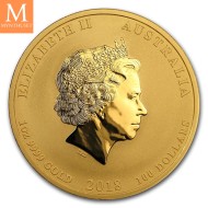 2018 Australia 1 oz Gull Lunar Series 2 Year of the DOG kvalitet BU i kapsel