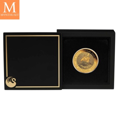 2026 Australia NUGGET 40th Anniversary 1 OZ GULL 9999 i KVALITET PROFF i orginalt skrin med ekthetsbevis