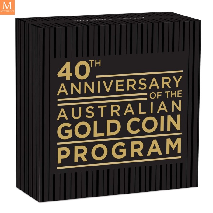 2026 Australia NUGGET 40th Anniversary 1/4 OZ GULL 9999 i KVALITET PROFF i orginalt skrin med ekthetsbevis