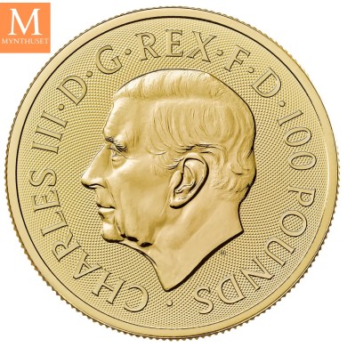 2026 Storbritannia 1 oz Gull Lion and Eagle kvalitet BU i Kapsel