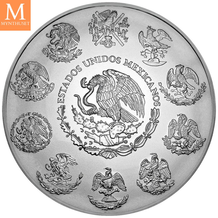 2024 Mexico Meget sjelden LIBERTAD 1 KILO CASA DE MONEDA DE MEXICO KV PROOFLIKE