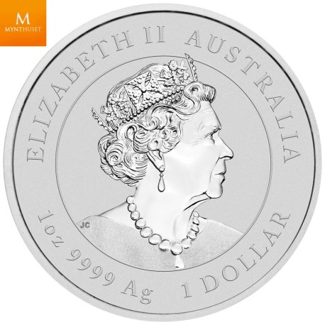 Australia 2023 "YEAR OF THE RABBIT"  1 OZ  LUNAR SERIES 3 FARGE  I KAPSEL