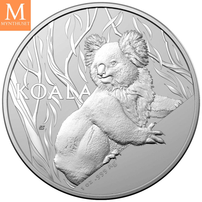 2024 Australia KOALA 1 oz sølv kvalitet BU i kapsel