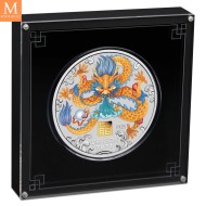 2024 Australia YEAR OF THE  DRAGON 30 DOLLAR 1 KILO  LUNAR III MED GULL "PRIVY MARK" KVALITET BU