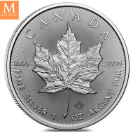 2024 CANADA Sølv MAPLE LEAF  1 OZ kvalitet BU