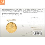 2026 Australia KOOKABURRA gullbelagt 1 OZ kvalitet BU i kapsel