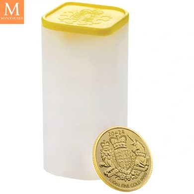 2024 Storbritannia Royal Arms 1/10 oz Gull BU I Kapsel