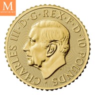 2024 Storbritannia Royal Arms 1/10 oz Gull BU I Kapsel