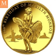 2026 100th Anniversary Marilyn Monroes Birth 0,5 GRAM GULL PROOF I KAPSEL