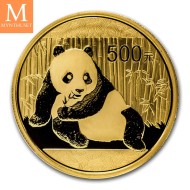2014 China 1 oz Gold Panda kvalitet BU i orginal forseglet plast