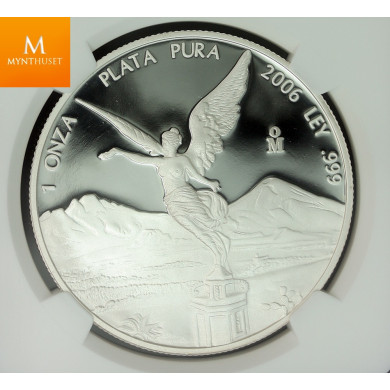 Mexico 1 onza 2006 Kvalitet proof, NHC PF69 UCAM