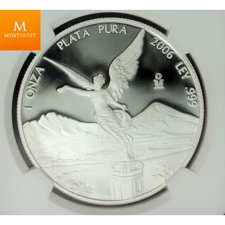 Mexico 1 onza 2006 Kvalitet proof, NHC PF69 UCAM