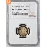 Storbritania 2005 Gull Proof Sovereign NGC PF70