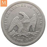 1 dollar 1860 O Seated Liberty Kv 1