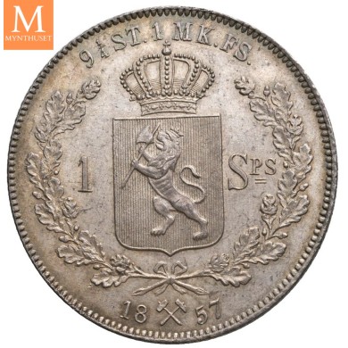 Speciedaler 1857 Oscar I Kv 0