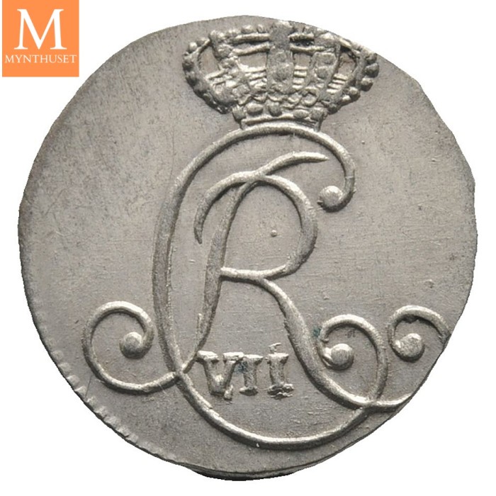2 skilling 1803 variant Christian VII Kv 0