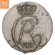 2 skilling 1803 variant Christian VII Kv 0