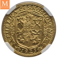 1923 Czechoslovakia Dukat NGC MS64