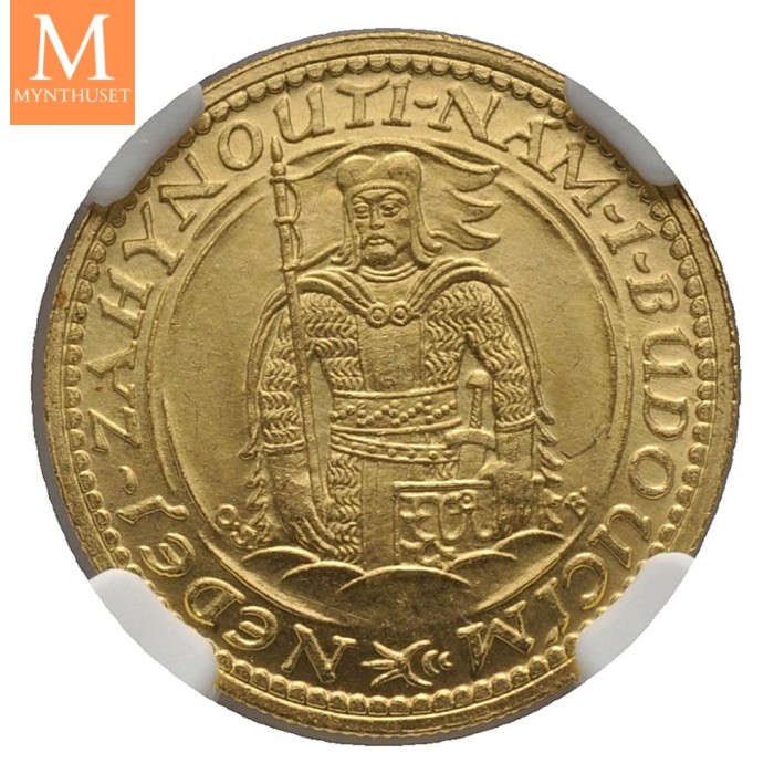 1933 Czechoslovakia Dukat NGC MS64