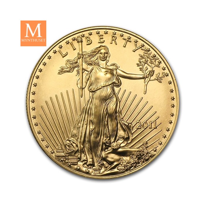 2011 USA 1 oz Gull American Gold Eagle BU M/Kapsel