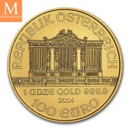 2014 Østerrike 1 oz Gull Philharmoniker BU i kapsel