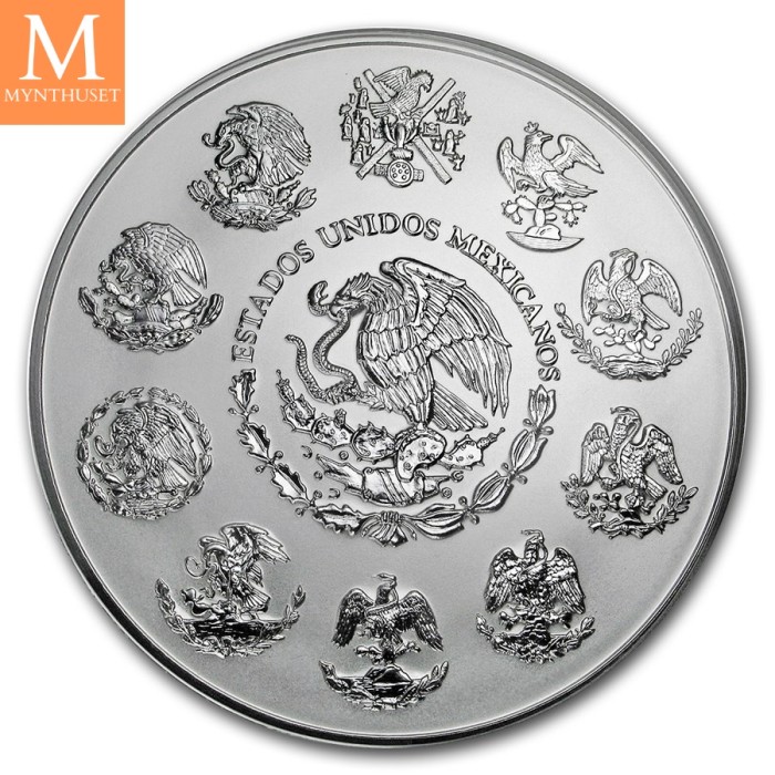 2018 Mexico LIBERTAD 1 KILO KV PROOFLIKE NGC PL70, SJELDEN!