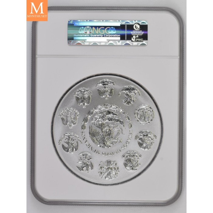 2018 Mexico LIBERTAD 1 KILO KV PROOFLIKE NGC PL70, SJELDEN!