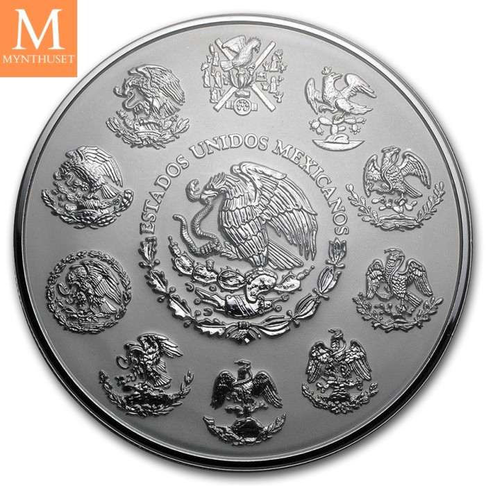 2015 Mexico LIBERTAD 1 KILO KV PROOFLIKE NGC PL70, SJELDEN!