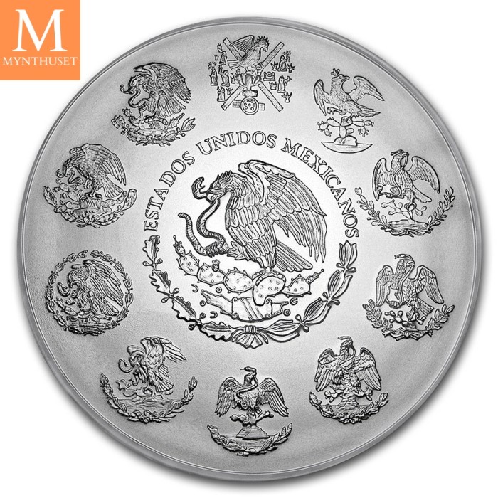2020 Mexico LIBERTAD 1 KILO KV BU NGC MS69, SJELDEN!