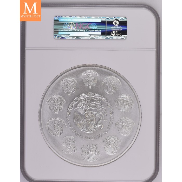 2020 Mexico LIBERTAD 1 KILO KV BU NGC MS69, SJELDEN!