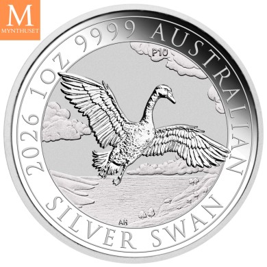 2026 AUSTRALIA 1 OZ SWAN 9999 SØLV KVALITET BU