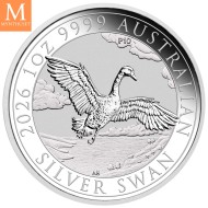2026 AUSTRALIA 1 OZ SWAN 9999 SØLV KVALITET BU