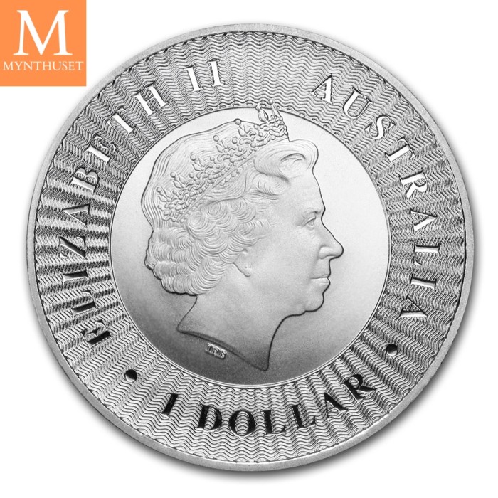 Monsterboks! Australia Sølv 2016 Kangaroo 250 x 1 oz  BU (250 oz)