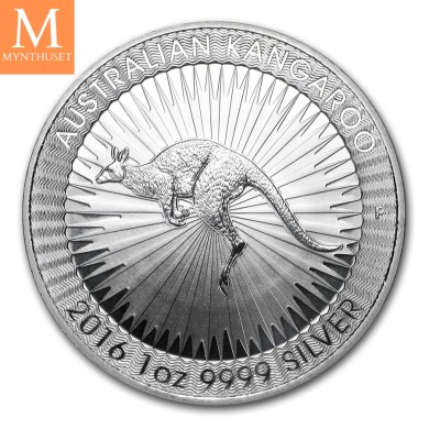 Monsterboks! Australia Sølv 2016 Kangaroo 250 x 1 oz  BU (250 oz)