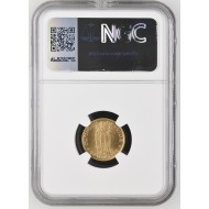 1910 Norway 10 kroner gull NGC MS63 , 0/01