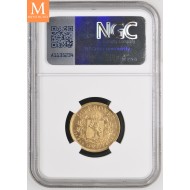 1877 20 kroner kvalitet 0/01, NGC MS64
