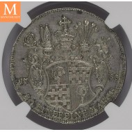1783 IS Germany 1/2 Taler Johann Anton III NGC AU53
