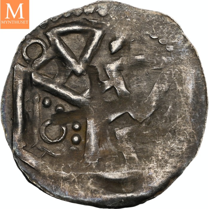 1162-82 Germany Hugo I 1 Pfennig Tübingen NGC XF40