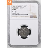 1162-82 Germany Hugo I 1 Pfennig Tübingen NGC XF40