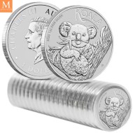 2026 Australia 1 oz Sølv Koala kvalitet BU i kapsel