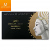 VAKKER! USA 2019 AMERICAN LIBERTY  100 DOLLAR 1 OZ HIGH RELIEF MED FORBEDRET FINISH
