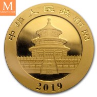 2019 China 500 Yuan Panda 30 gram 999 gull i original plast