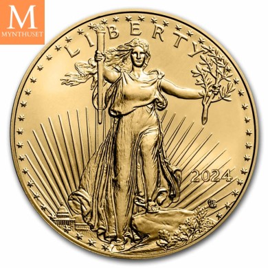2024 USA 1/4 oz Gull Eagle BU M/kapsel