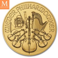 2021 Østerrike 1/4 oz Gull Philharmoniker BU M/kapsel