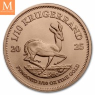 2025 South Africa KRUGERRAND 1/10 OZ GULL KVALITET BU