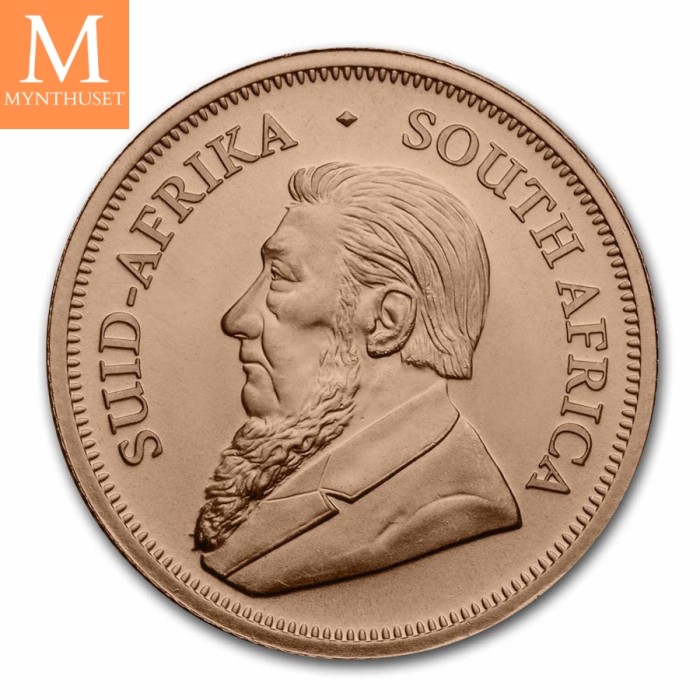 2025 South Africa KRUGERRAND 1/10 OZ GULL KVALITET BU