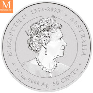 2024 Australia YEAR OF THE DRAGON SETT LUNAR SERIES III. 10 SØLV MYNTER