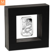 2026 Australia 1 oz Sølv Dragon Proof Rektangulær sølvmynt