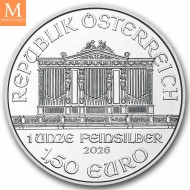 2026 MONSTERBOX 500 OZ Østerrike Sølv Philharmoniker 500 x 1 oz Monster Box (500 oz)